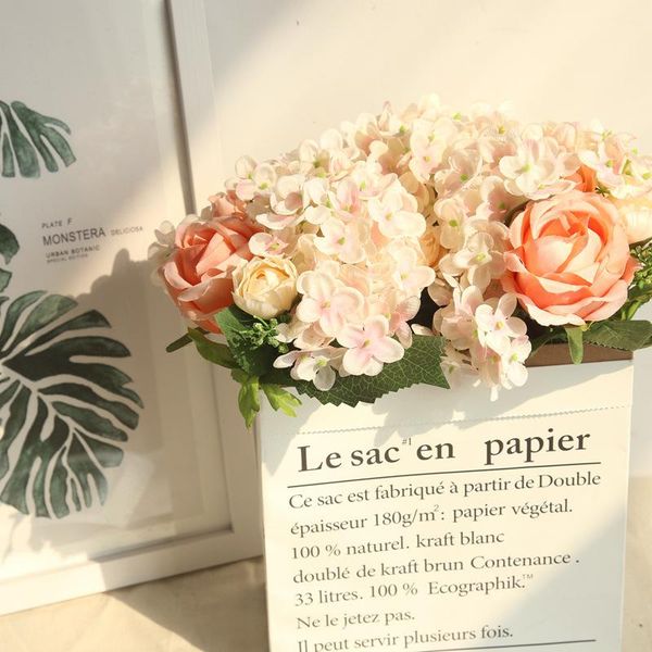 decorative flowers & wreaths artificial bouquet hydrangea rose fall vivid fake flower for wedding home party christmas decor silk
decorative flowers & wreaths artificial bouquet hydrangea rose fall vivid fake flower for wedding home party christmas decor silk