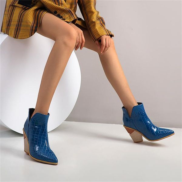 boots women ankle zipper black blue yellow snake print elastic shoes elegant metal high heel pointed toe for
boots women ankle zipper black blue yellow snake print elastic shoes elegant metal high heel pointed toe for