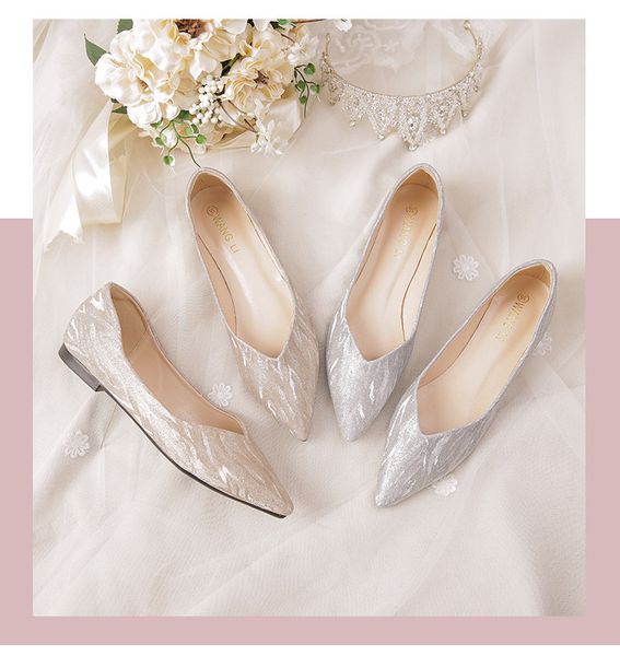 shiny pointed flat women shoes silver wedding bridal bradesmaid prom for lady shoes evening flat shoes, Black
shiny pointed flat women shoes silver wedding bridal bradesmaid prom for lady shoes evening flat shoes, Black