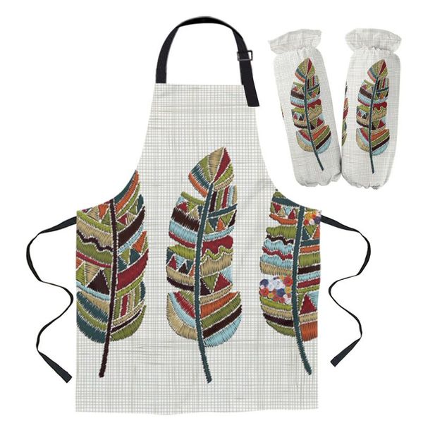 hand drawn doodle feather colorful apron kitchen household cleaning barber baking accessories aprons for woman
hand drawn doodle feather colorful apron kitchen household cleaning barber baking accessories aprons for woman