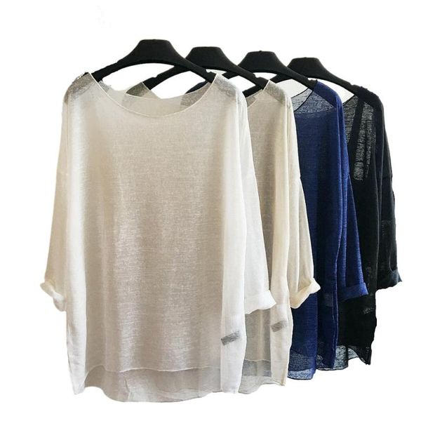 women's sweaters thin knitted women sweater and pullovers loose solid o-neck casual all match female elegant pulls outwear tees, White;black
women's sweaters thin knitted women sweater and pullovers loose solid o-neck casual all match female elegant pulls outwear tees, White;black