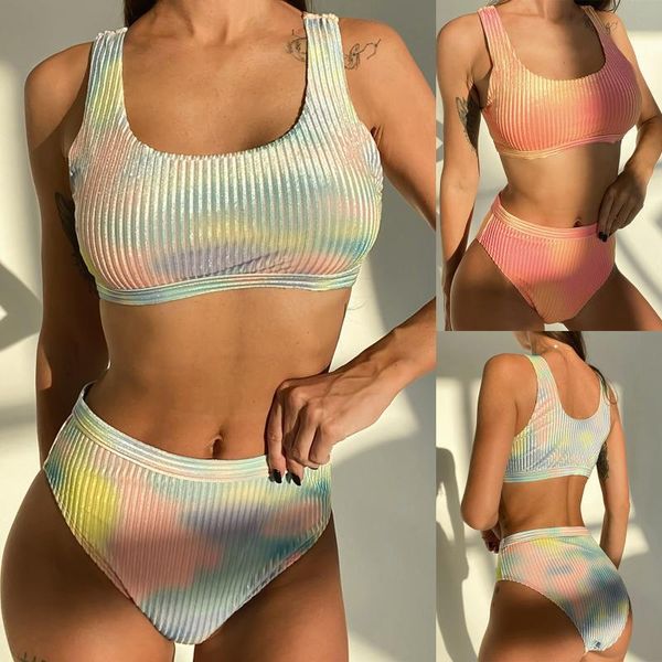 women's swimwear 2021 women wear bikini female beach tie-dye beachwear set bathing suit push up swimsuit ropa mujer, White;black
women's swimwear 2021 women wear bikini female beach tie-dye beachwear set bathing suit push up swimsuit ropa mujer, White;black