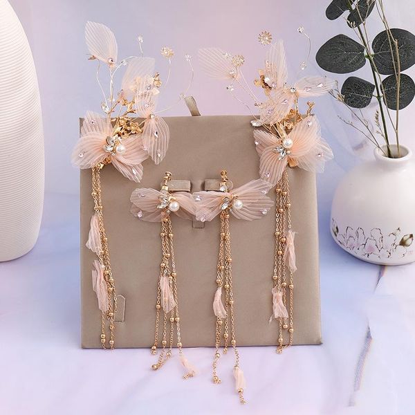hair clips & barrettes retro chinese ancient hanfu headdress long tassel hairclip flower hairpins girl perform headpiece wedding ea, Golden;silver
hair clips & barrettes retro chinese ancient hanfu headdress long tassel hairclip flower hairpins girl perform headpiece wedding ea, Golden;silver