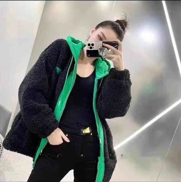 hip hop bottega 22ss venet autumn and winter new fashion fluffy lamb wool fake two-piece sweater cardigan thin coat, Black
hip hop bottega 22ss venet autumn and winter new fashion fluffy lamb wool fake two-piece sweater cardigan thin coat, Black