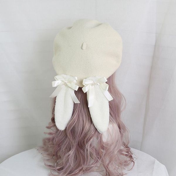 beanies japanese teen girls kawaii wool beret cap women winter removable cute ears lightweight female autumn lolita sweet soft hat
beanies japanese teen girls kawaii wool beret cap women winter removable cute ears lightweight female autumn lolita sweet soft hat