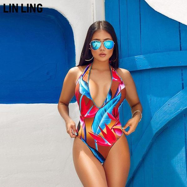 one-piece suits linling seaside resort summer deep v print hanging neck backless ladies bodycon swimsuit
one-piece suits linling seaside resort summer deep v print hanging neck backless ladies bodycon swimsuit