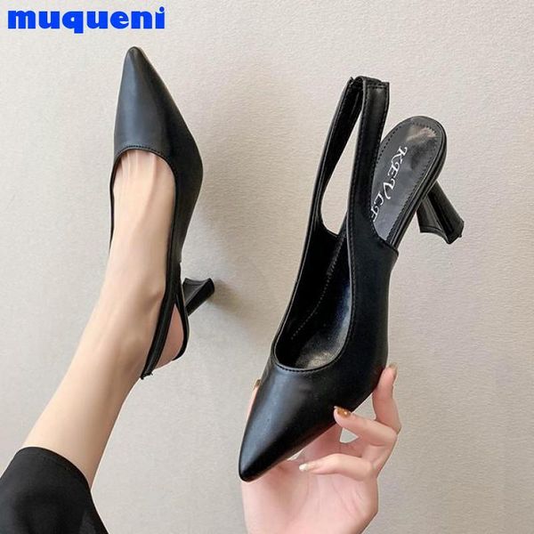 sandals muqueni 2021 6cm high-heeled shoes with baotou hollow european and american women pointed, Black
sandals muqueni 2021 6cm high-heeled shoes with baotou hollow european and american women pointed, Black