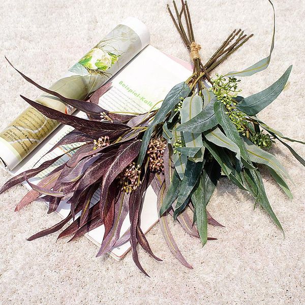 decorative flowers & wreaths artificial eucalyptus leaves with fruit bunch wedding home floral decor
decorative flowers & wreaths artificial eucalyptus leaves with fruit bunch wedding home floral decor