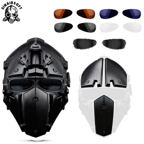 cycling helmets tactical full face paintball mask helmet with 5 lenses military army adjustable protective cs game protect equipment
cycling helmets tactical full face paintball mask helmet with 5 lenses military army adjustable protective cs game protect equipment