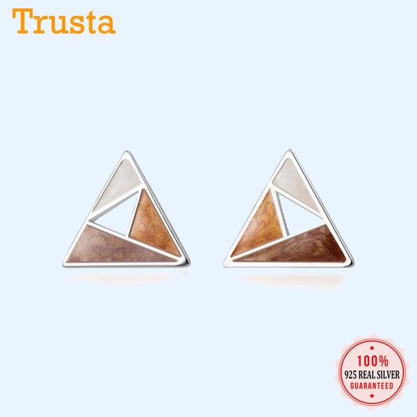 stud trusta genuine fashion 925 sterling silver earring sweet triangle earrings for women jewelry ds2571, Golden;silver
stud trusta genuine fashion 925 sterling silver earring sweet triangle earrings for women jewelry ds2571, Golden;silver