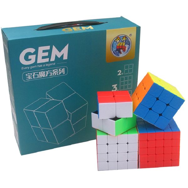 Shengshou Gem Bundle 2x2x2 3x3x3 4x4x4 5x5x5 Gem Magic Cubing 4PCS/Set Gift Pack Puzzle Cubo Magico sengso Toy Children Game
Shengshou Gem Bundle 2x2x2 3x3x3 4x4x4 5x5x5 Gem Magic Cubing 4PCS/Set Gift Pack Puzzle Cubo Magico sengso Toy Children Game