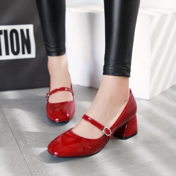 dress shoes big size 9 11 12 ladies high heels women woman pumps mary jane's shallow heavy-heeled single, Black
dress shoes big size 9 11 12 ladies high heels women woman pumps mary jane's shallow heavy-heeled single, Black