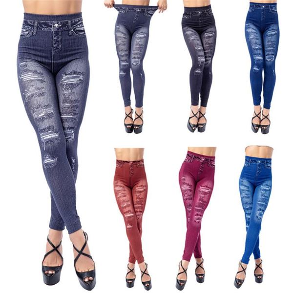 fashion slim women's printing leggings imitating jeans elastic high waist casual plus size pencil pants & capris, Black;white
fashion slim women's printing leggings imitating jeans elastic high waist casual plus size pencil pants & capris, Black;white