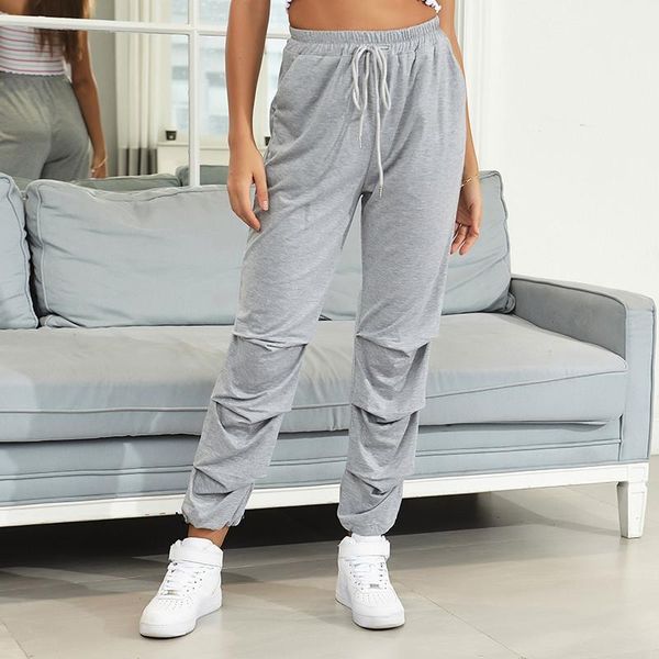 autumn pleated wide leg sweatpants women trousers soft solid color casual high waist pants for fashion women's & capris, Black;white
autumn pleated wide leg sweatpants women trousers soft solid color casual high waist pants for fashion women's & capris, Black;white