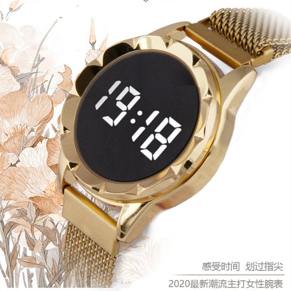 wristwatches tendencia de mujer 2021 ladies and girls fashion trend electronic watch casual round led touch screen magnetite, Slivery;brown
wristwatches tendencia de mujer 2021 ladies and girls fashion trend electronic watch casual round led touch screen magnetite, Slivery;brown