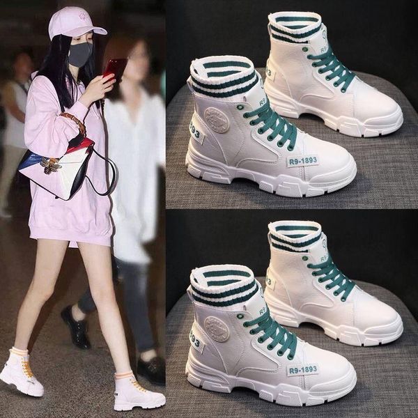 autumn and winter boots online celebrity women's casual platform joker singles, Black
autumn and winter boots online celebrity women's casual platform joker singles, Black