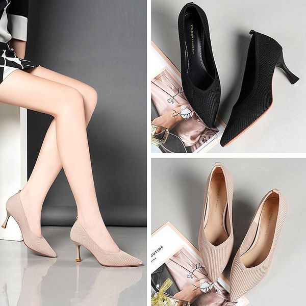 dress shoes women pumps heeled nude pointed toe high heel stiletto heels ladies size 40 office elastic, Black
dress shoes women pumps heeled nude pointed toe high heel stiletto heels ladies size 40 office elastic, Black