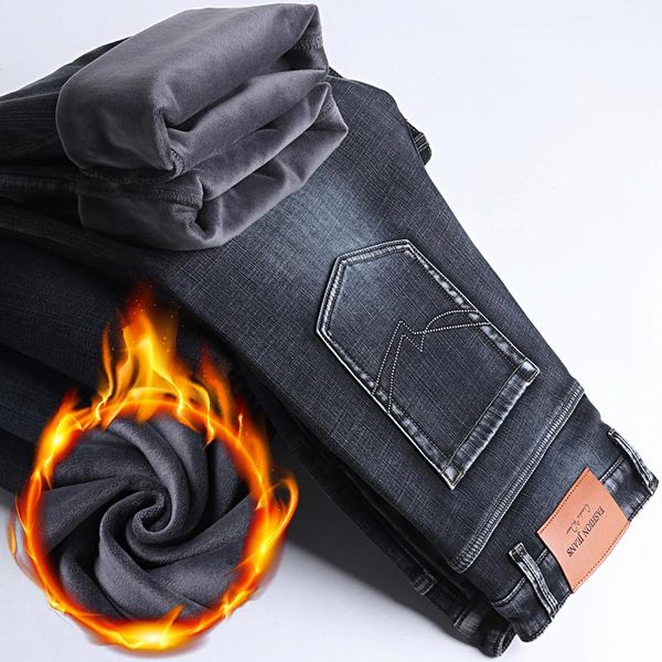 men's jeans 2021 winter brand anti-theft zipper fleece thick warm classic straight loose casual, Blue
men's jeans 2021 winter brand anti-theft zipper fleece thick warm classic straight loose casual, Blue
