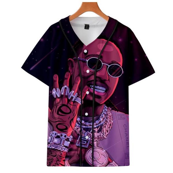 men's jackets luckyfriday quavo-3d rapper hip hop short sleeve baseball uniform men/women casual harajuku jacket clothes, Black;brown
men's jackets luckyfriday quavo-3d rapper hip hop short sleeve baseball uniform men/women casual harajuku jacket clothes, Black;brown