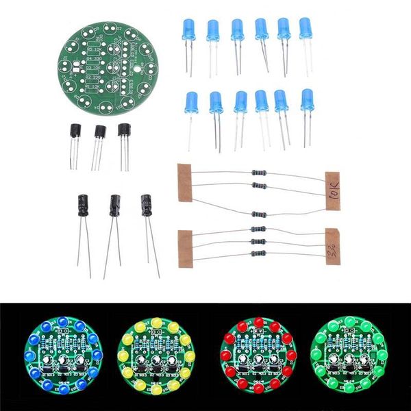 round flash electronic production kit component soldering training practice board for accessory night lamp modules led
round flash electronic production kit component soldering training practice board for accessory night lamp modules led