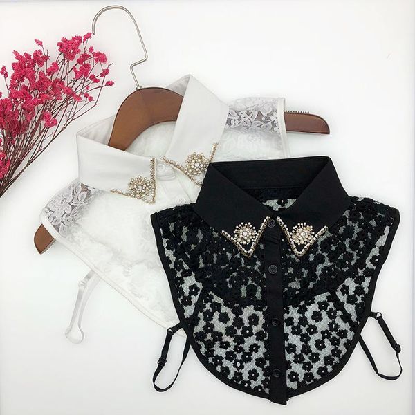 bow ties women lace hollow handmade beads false collars detachable shirt blouse collar for sweater dress white fake, Black;gray
bow ties women lace hollow handmade beads false collars detachable shirt blouse collar for sweater dress white fake, Black;gray