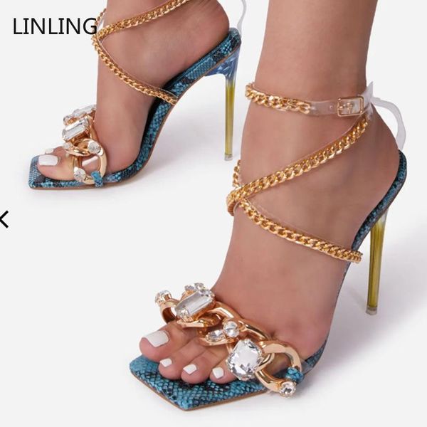 sandals 2021 summer women trend fashion square toe sandalias woman chain super thin heel ladies outdoor female shoes big size, Black
sandals 2021 summer women trend fashion square toe sandalias woman chain super thin heel ladies outdoor female shoes big size, Black