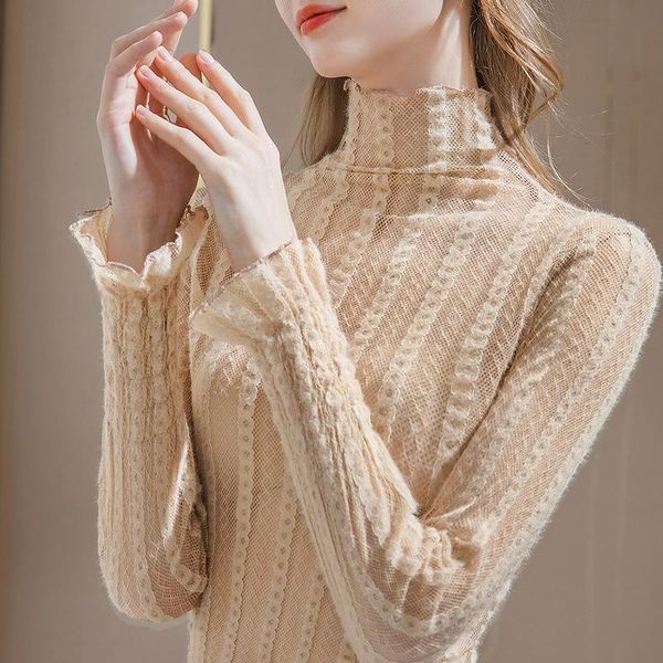 women's t-shirt lace base coat for women in autumn and winter 2021 with long sleeve t-shirt, flared sleeve, foreign style shirt, pure c, White
women's t-shirt lace base coat for women in autumn and winter 2021 with long sleeve t-shirt, flared sleeve, foreign style shirt, pure c, White