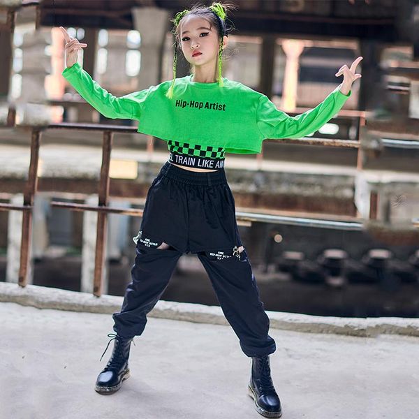 stage wear jazz dance clothes for girls green crop black hip hop pants modern practice concert rave children costume bl7348, Black;red
stage wear jazz dance clothes for girls green crop black hip hop pants modern practice concert rave children costume bl7348, Black;red