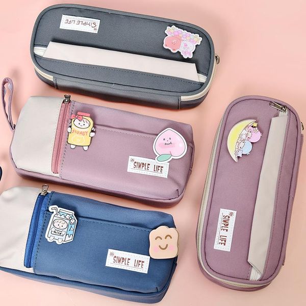 pencil cases arrival canvas three-layer large-capacity box cartoon pattern cute school supplies korean bags
pencil cases arrival canvas three-layer large-capacity box cartoon pattern cute school supplies korean bags