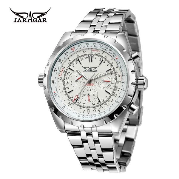 wristwatches jargar mechanical watch men's personality casual date week automatic wrist white, Slivery;brown
wristwatches jargar mechanical watch men's personality casual date week automatic wrist white, Slivery;brown