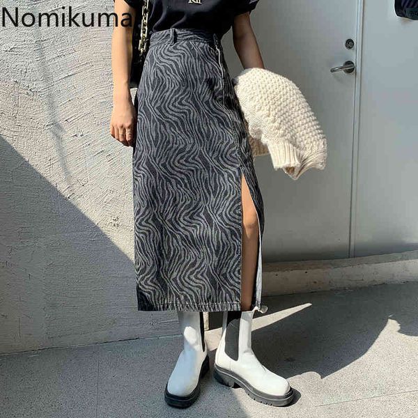 nomikuma korean zebra striped jeans skirt high waist split casaul women demin skirts new fashion bottoms mujer faldas 6d749 210427, Black
nomikuma korean zebra striped jeans skirt high waist split casaul women demin skirts new fashion bottoms mujer faldas 6d749 210427, Black