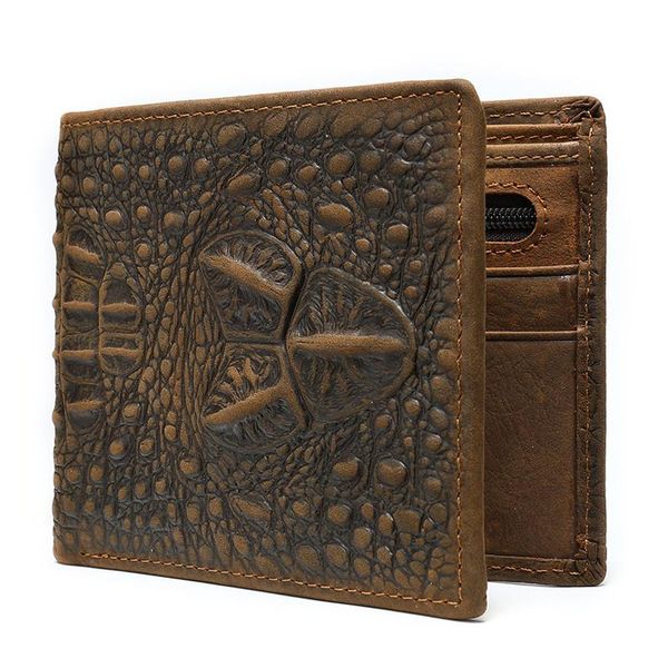 wallets crazy horse leather male purse card holder crocodile pattern mature man men wallet fashion short bifold, Red;black
wallets crazy horse leather male purse card holder crocodile pattern mature man men wallet fashion short bifold, Red;black