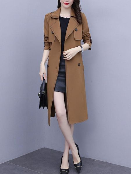 streetwear fashion korean trench coat long women elegant clothing luxury lady brown abrigos para mujer woman windbreaker eh women's coa, Tan;black
streetwear fashion korean trench coat long women elegant clothing luxury lady brown abrigos para mujer woman windbreaker eh women's coa, Tan;black