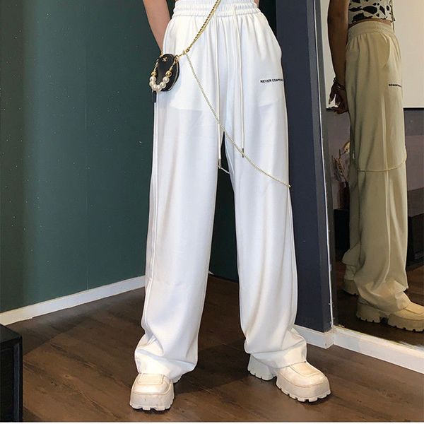 . korean style wide leg pant sprint 2021 fashion white sweatpants women high waist casual streetwear joggers women, Black;white
. korean style wide leg pant sprint 2021 fashion white sweatpants women high waist casual streetwear joggers women, Black;white