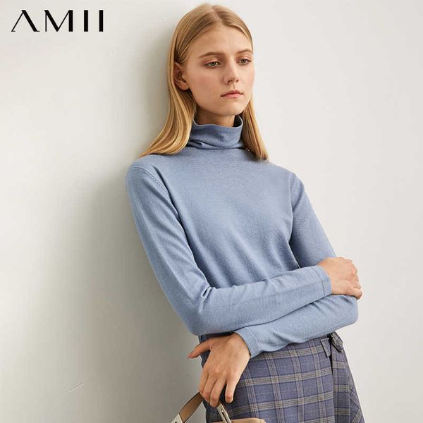amii minimalism autumn winter women's sweater causal solid basic turtleneck sweaters for women sweater 1216 210805, White;black
amii minimalism autumn winter women's sweater causal solid basic turtleneck sweaters for women sweater 1216 210805, White;black