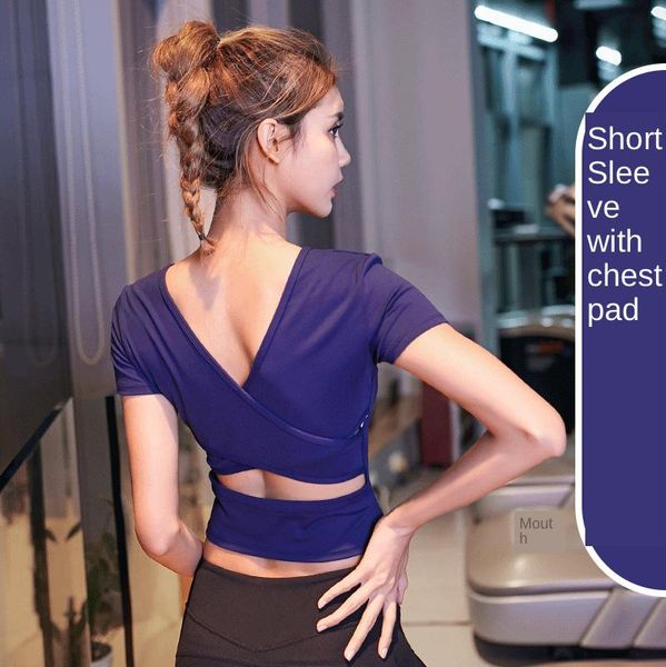 yoga outfits slim fit elastic quick dry exercise fitness solid color trend fashion short sleeve workout crop for women, White;red
yoga outfits slim fit elastic quick dry exercise fitness solid color trend fashion short sleeve workout crop for women, White;red