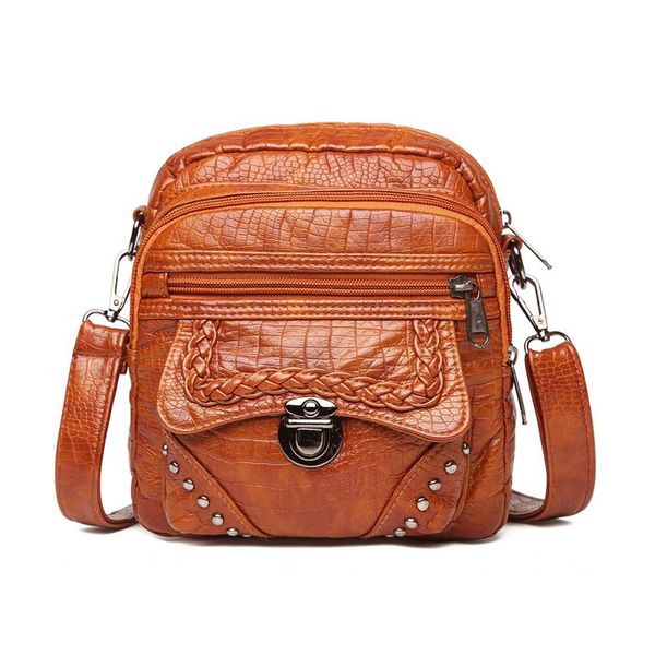 evening bags fashion women bag soft pu leather shoulder female cross-body casual messenger rivet zipper flap solid color
evening bags fashion women bag soft pu leather shoulder female cross-body casual messenger rivet zipper flap solid color