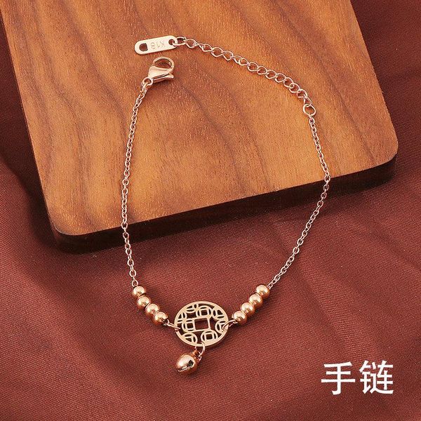 charm bracelets fashion jewelry titanium steel bracelets, titanium rose gold coin bracelet, no allergies, no fading, Golden;silver
charm bracelets fashion jewelry titanium steel bracelets, titanium rose gold coin bracelet, no allergies, no fading, Golden;silver