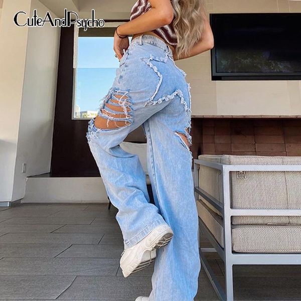 women's jeans star patchwork y2k ripped vintage femme streetwear baggy mom harajuku high waist cargo denim trousers cuteandpsycho, Blue
women's jeans star patchwork y2k ripped vintage femme streetwear baggy mom harajuku high waist cargo denim trousers cuteandpsycho, Blue