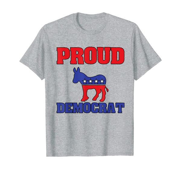 democrat gifts proud democrat t-shirt, White;black
