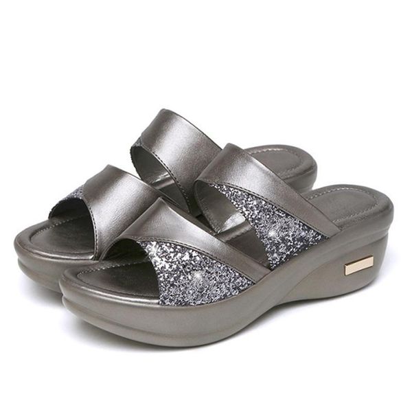 slippers women summer platform wedge open toe casual shoe ladies color mixing slide beach shoes woman zapatos de mujer, Black
slippers women summer platform wedge open toe casual shoe ladies color mixing slide beach shoes woman zapatos de mujer, Black