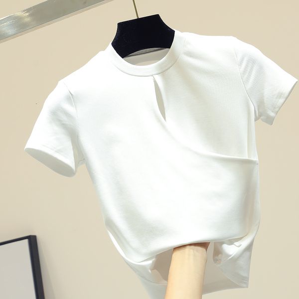 t shirt white cotton short-sleeved woman spring summer all-match basic t-shirt tight-fitting shirts girls ladies t
t shirt white cotton short-sleeved woman spring summer all-match basic t-shirt tight-fitting shirts girls ladies t