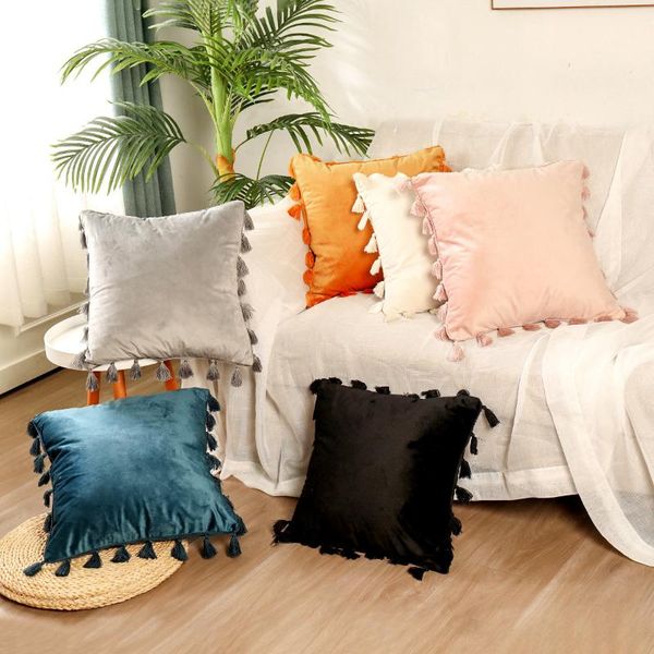 cushion/decorative pillow velvet throw cover tassel 45x45cm square cushion sofa decorative cushions poszewki na poduszki dekoracyjne
cushion/decorative pillow velvet throw cover tassel 45x45cm square cushion sofa decorative cushions poszewki na poduszki dekoracyjne