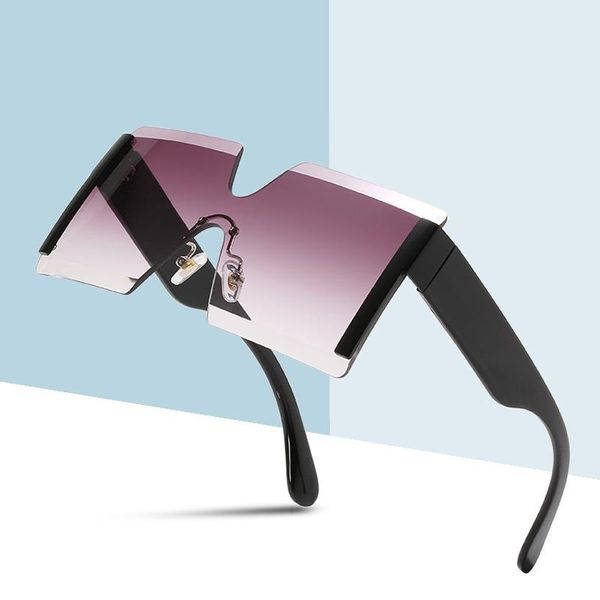 one-piece oversized sunglasses women fashion rimless big frame sun glasses steampunk square eyewear classic vintage ladies shade, White;black
one-piece oversized sunglasses women fashion rimless big frame sun glasses steampunk square eyewear classic vintage ladies shade, White;black