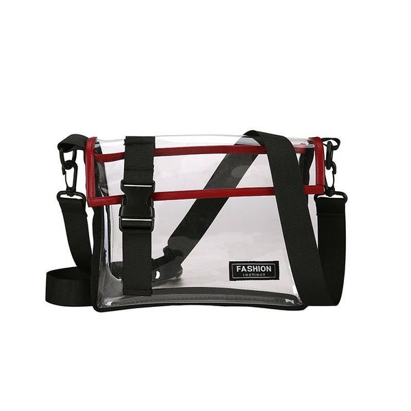 waist bags pvc transparent clear woman crossbody shoulder bag handbag jelly small phone with card holder wide straps flap
waist bags pvc transparent clear woman crossbody shoulder bag handbag jelly small phone with card holder wide straps flap