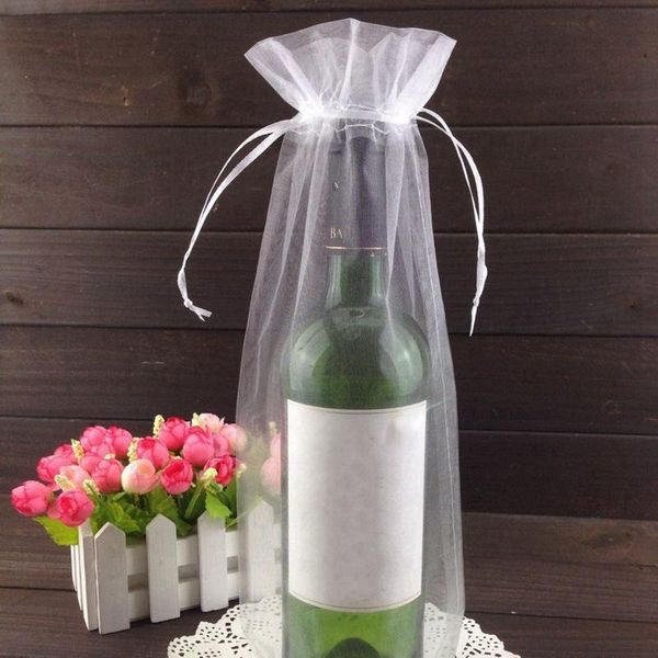 gift wrap 20pcs sheer organza wine bags reusable simple bottle dresses festive packaging baby shower wedding favors samples 14x37cm
gift wrap 20pcs sheer organza wine bags reusable simple bottle dresses festive packaging baby shower wedding favors samples 14x37cm