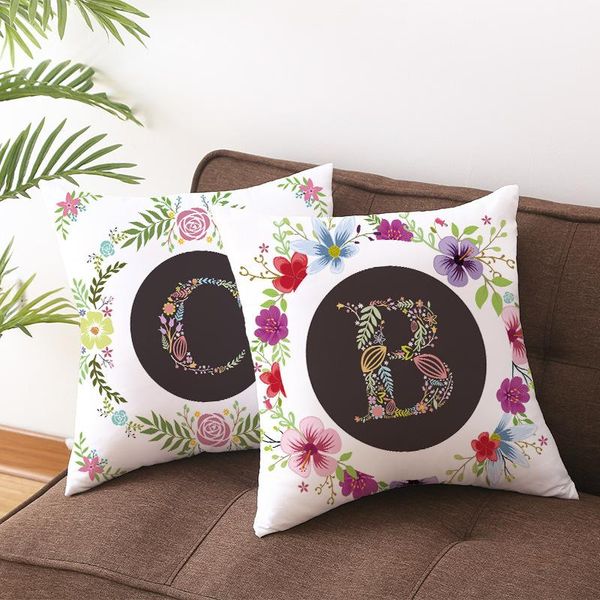 cushion/decorative pillow home decor floral alphabet cushion cover polyester sofa car seat throw cases colorful flower covers 45x45cm
cushion/decorative pillow home decor floral alphabet cushion cover polyester sofa car seat throw cases colorful flower covers 45x45cm
