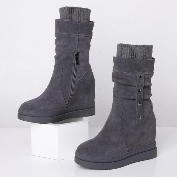 boots women autumn winter fashion wedges high heeled mid calf ladies design 2021 female comfort casual shoes plus size e0107, Black
boots women autumn winter fashion wedges high heeled mid calf ladies design 2021 female comfort casual shoes plus size e0107, Black