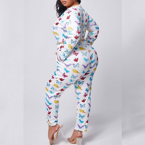 butterfly print jumpsuit womens autumn long sleeve deep v neck button romper clubwear playsuit fashion loungewear plus size women's jum, Black;white
butterfly print jumpsuit womens autumn long sleeve deep v neck button romper clubwear playsuit fashion loungewear plus size women's jum, Black;white