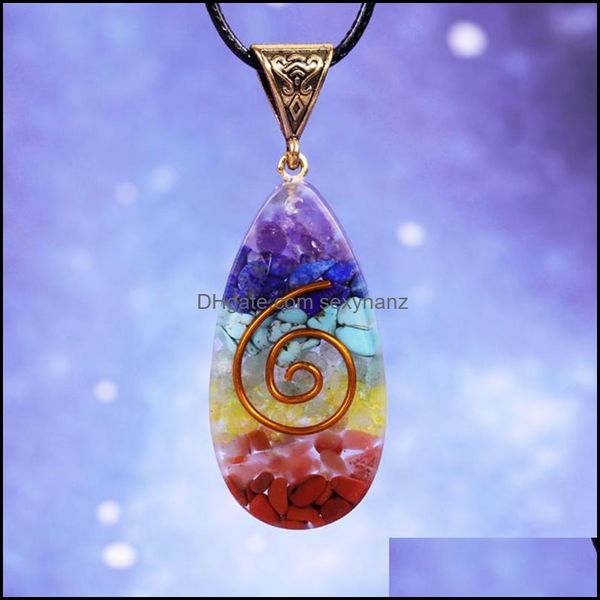 & pendants chakra crystal stone necklace reiki healing orgonite pendant rainbow jewelry resin necklaces drop delivery 2021 tdxyn, Silver
& pendants chakra crystal stone necklace reiki healing orgonite pendant rainbow jewelry resin necklaces drop delivery 2021 tdxyn, Silver